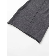 Sexy Casual Short Sleeve Round Neck Soft Knit Mini Dresses