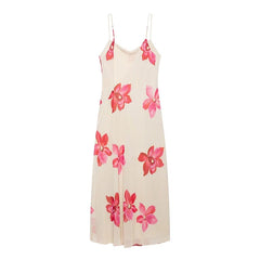 Summer Floral Print Long Dresses