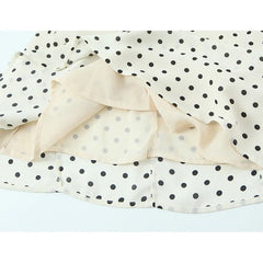 Sexy Backless Halter Mini Polka Dot Dresses Lace Trim High Waist A-line Slim Casual Summer Beach Party Dress