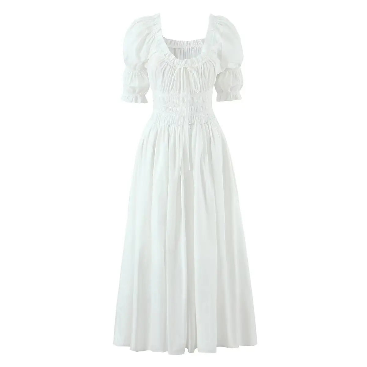 Blue White Holiday Summer Long Dresses