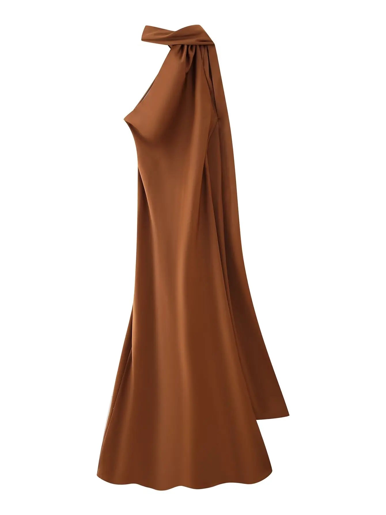 High Street Sexy Elegant Halter Long Dresses