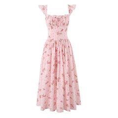 Pink Floral Print SunDresses