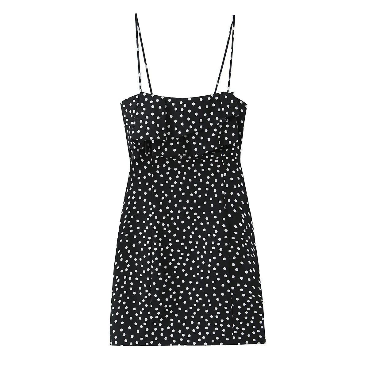 Summer Sexy Spaghetti Straps Mini Polka Dot Dress