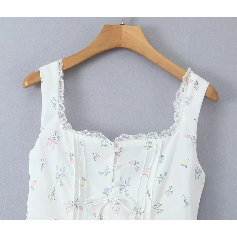 Sexy Slim Fit Short Floral Print Dresses