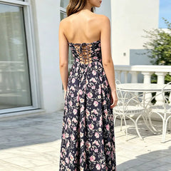 Female Casual High Waist Beach Dresses