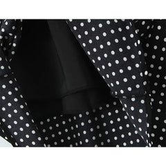 Sexy Backless Halter Polka Dot Dresses For Summer Holiday Pencil Dresses