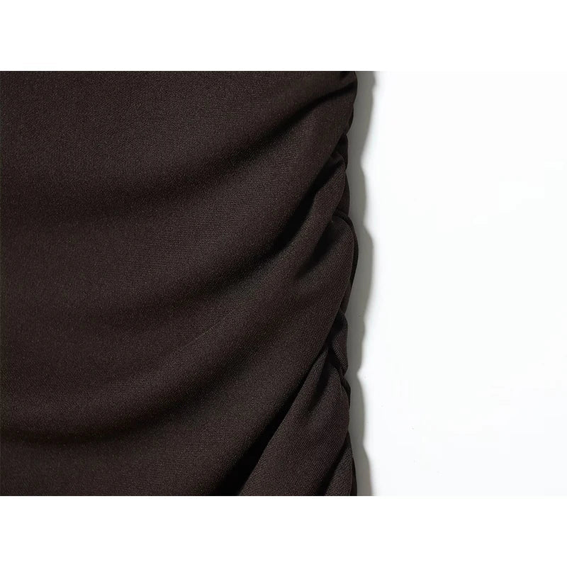 Off Shoulder Long Draped Dresses