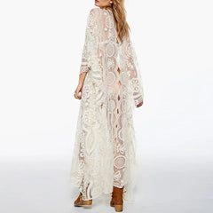 Perspective Loose White Long Dresses