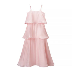 Multi Layered Ruffle Sling Dresses