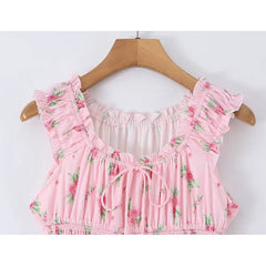 Pretty Girls Floral Print Midi Dresses