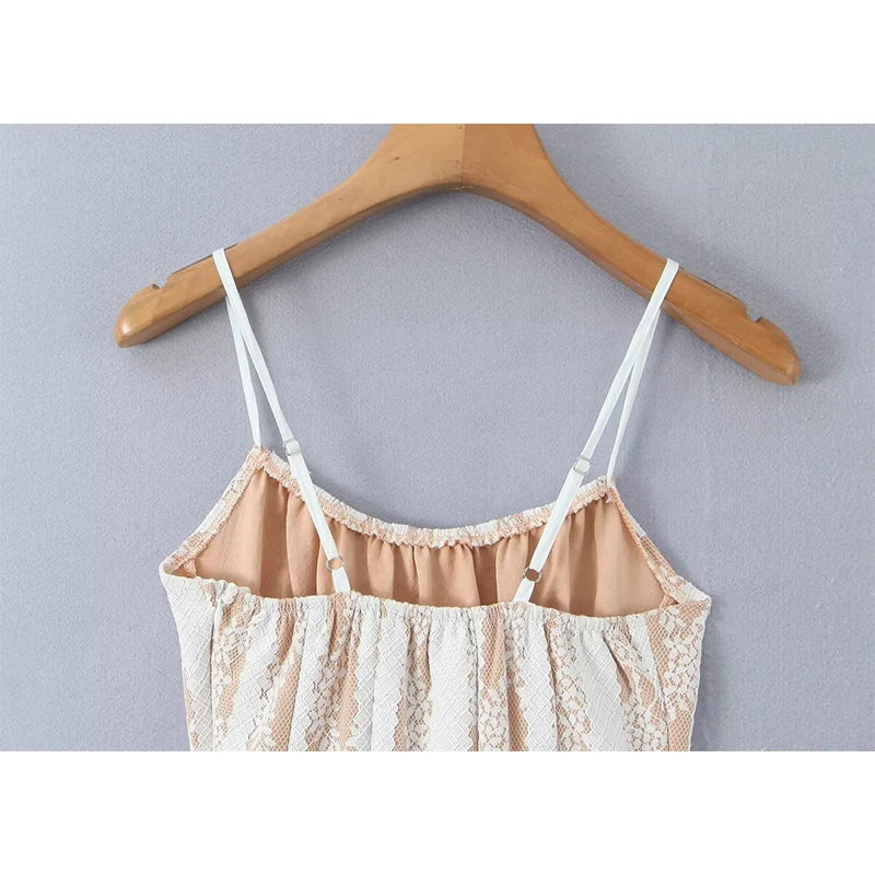 French Lace Camisole Sexy Dresses