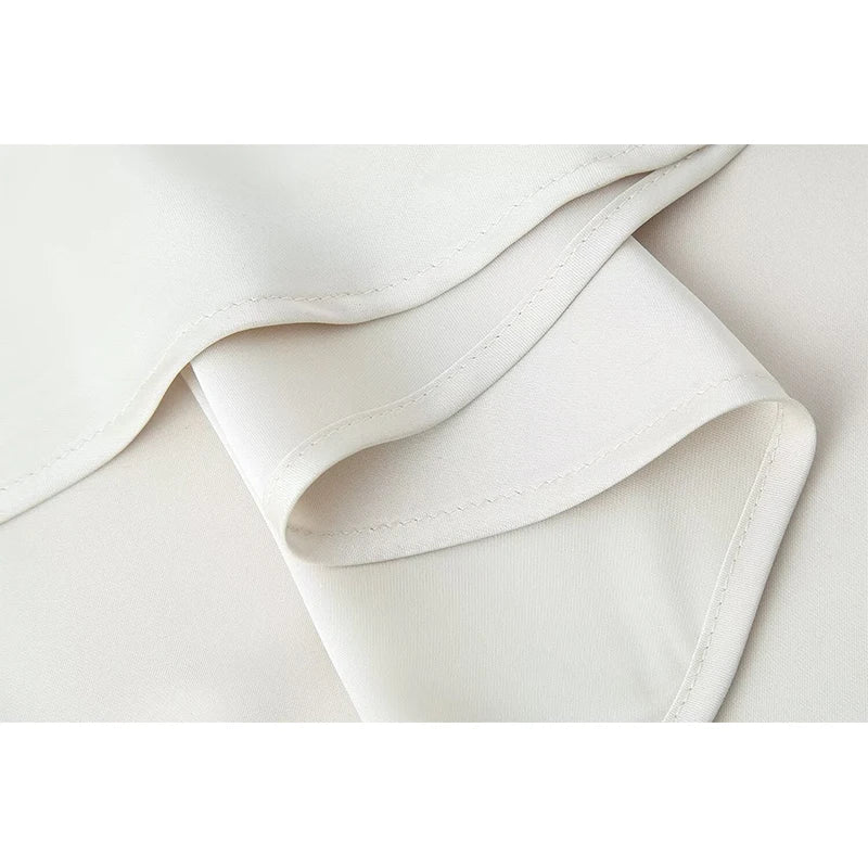 V Neck Satin Sling Long Dresses
