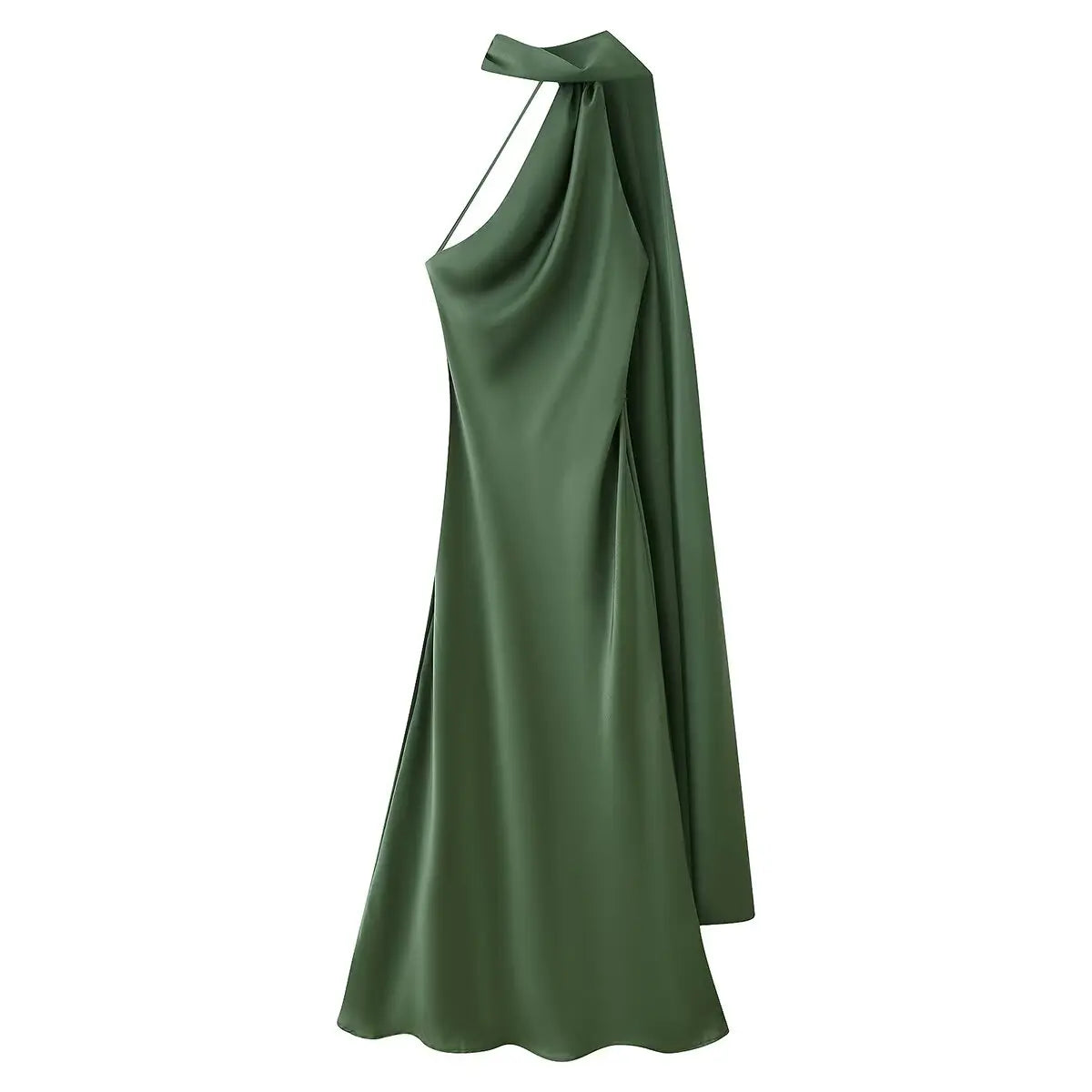 High Street Sexy Elegant Halter Long Dresses