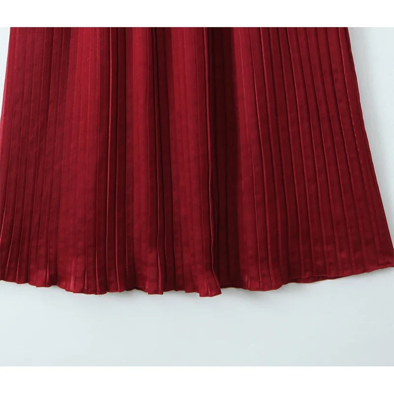 Sexy Elegant Wine Red Pleated Strapless Dresses Fit And Flare Long Evening Party Dresses