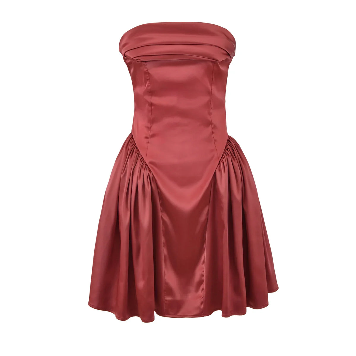 Sexy Elegant Prom Strapless Dresses Lace Up Back White Pink Evening Party Mini Dresses