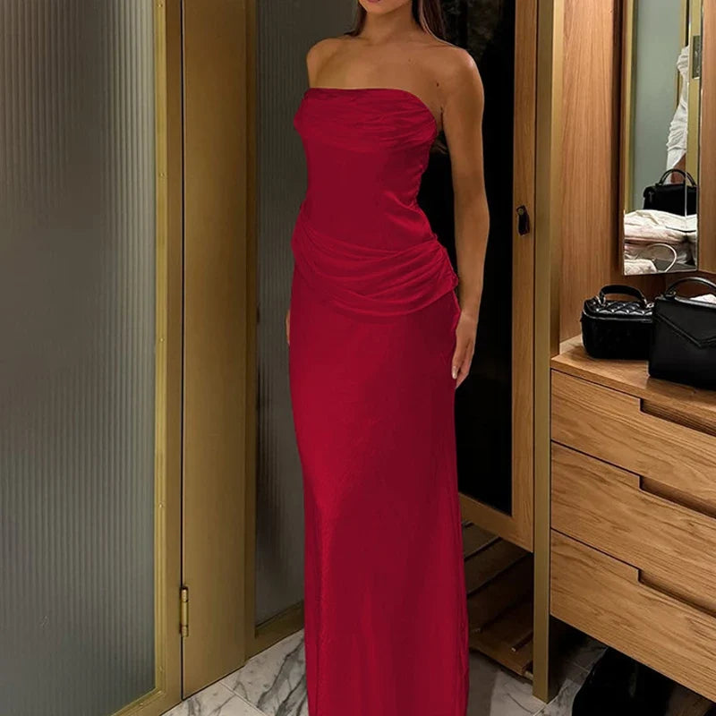Solid Color Long Dresses