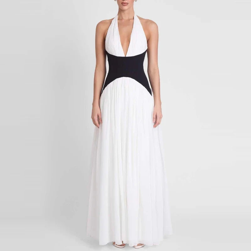 Sexy Backless Party Long Dresses