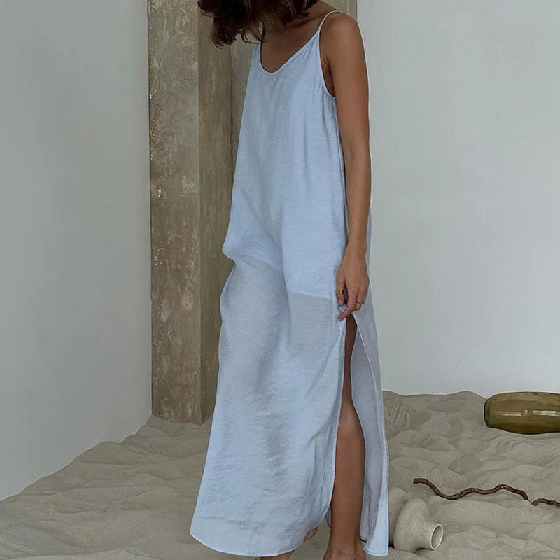 Backless Hollow Out Beach Dresses