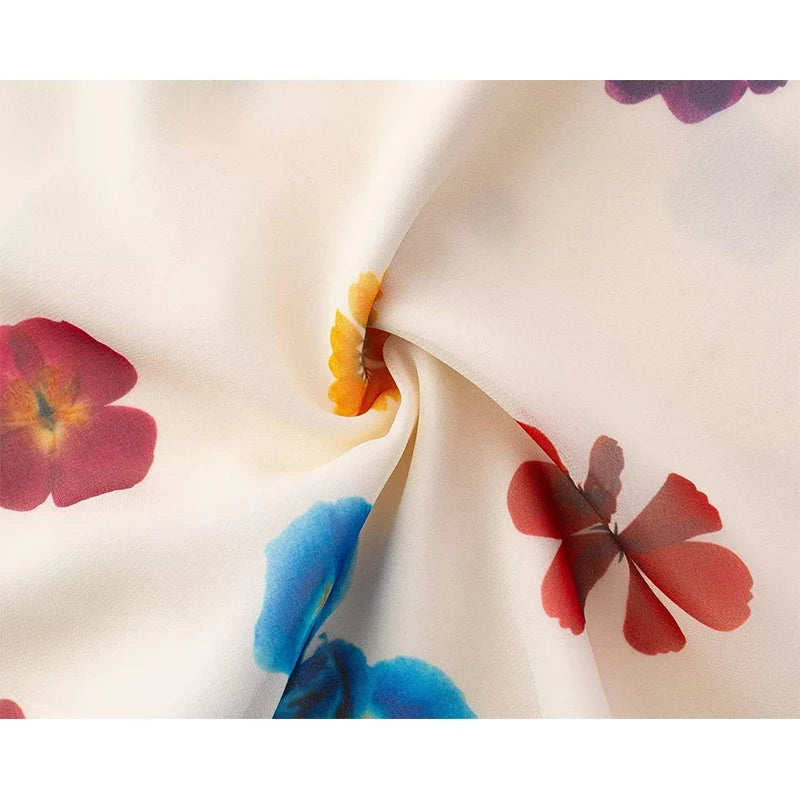 Sweet Girls Floral Print Holiday Summer Dresses