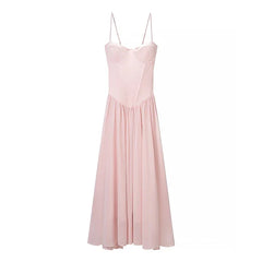 Pink Corset Maxi Dresses