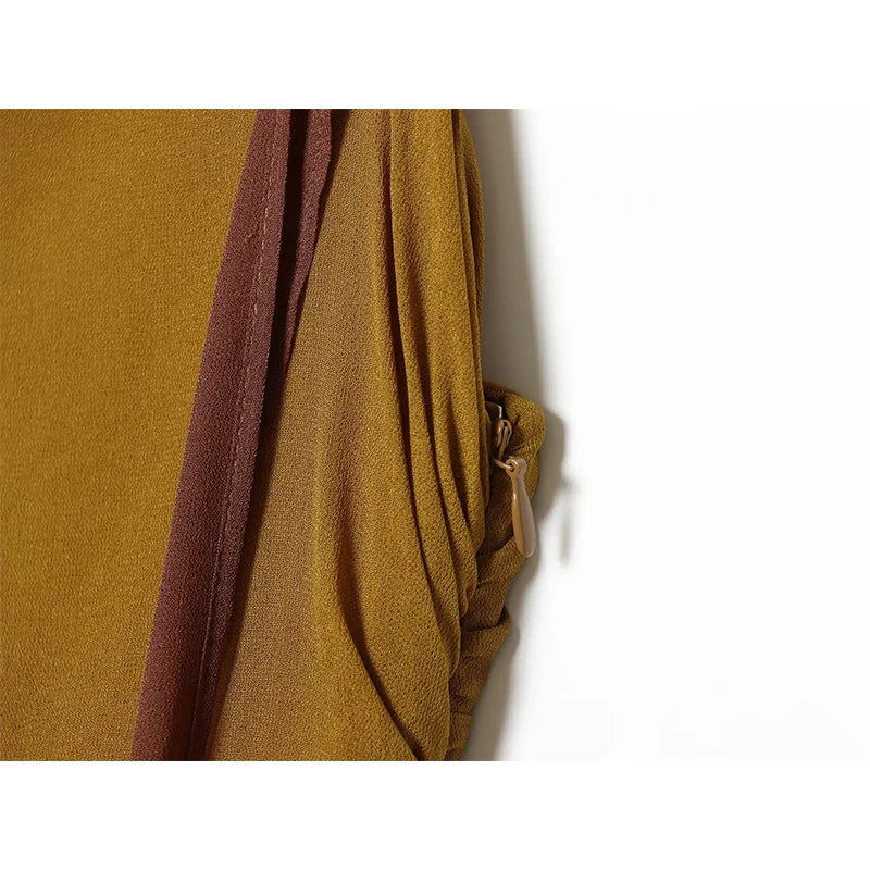 Sexy Spaghetti Straps Draped Maxi Dresses Vacation Summer Chiffon Vestidos Casual Sundress