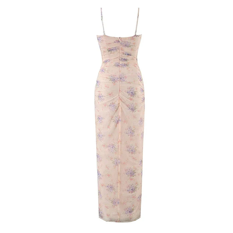 Sexy Ditsy Floral Maxi Dresses