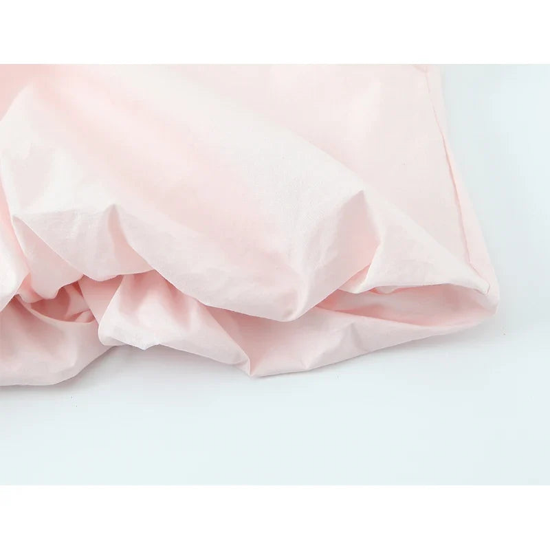 Pink Sling Sleeveless Mini Dresses