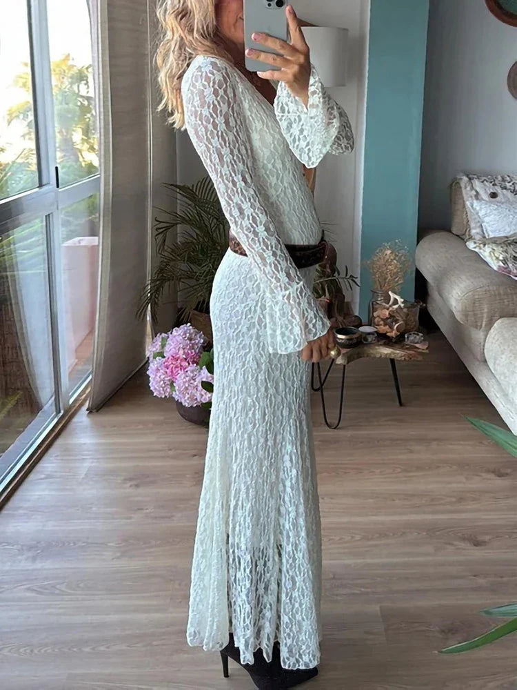 Casual High Waisted Pleated Vacation Dresses