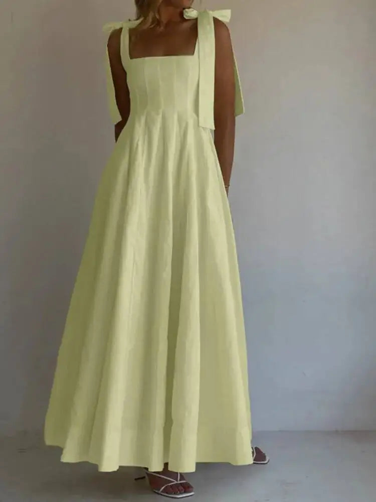 Yellow Strap Dresses