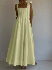 Yellow Strap Dresses