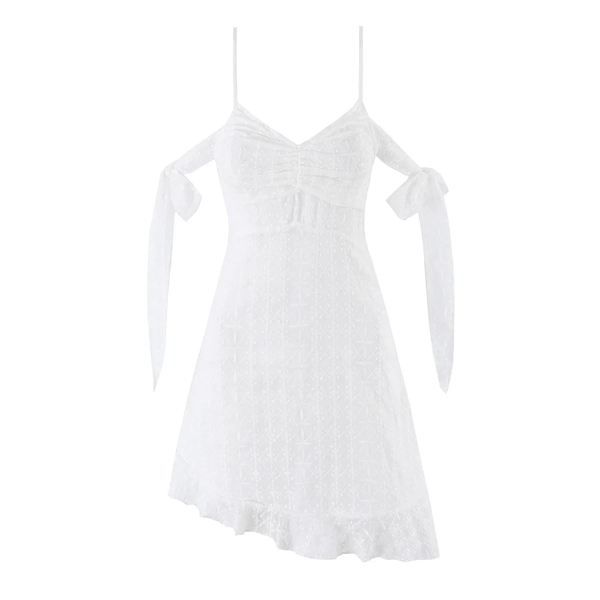 Romantic White Mini Dresses