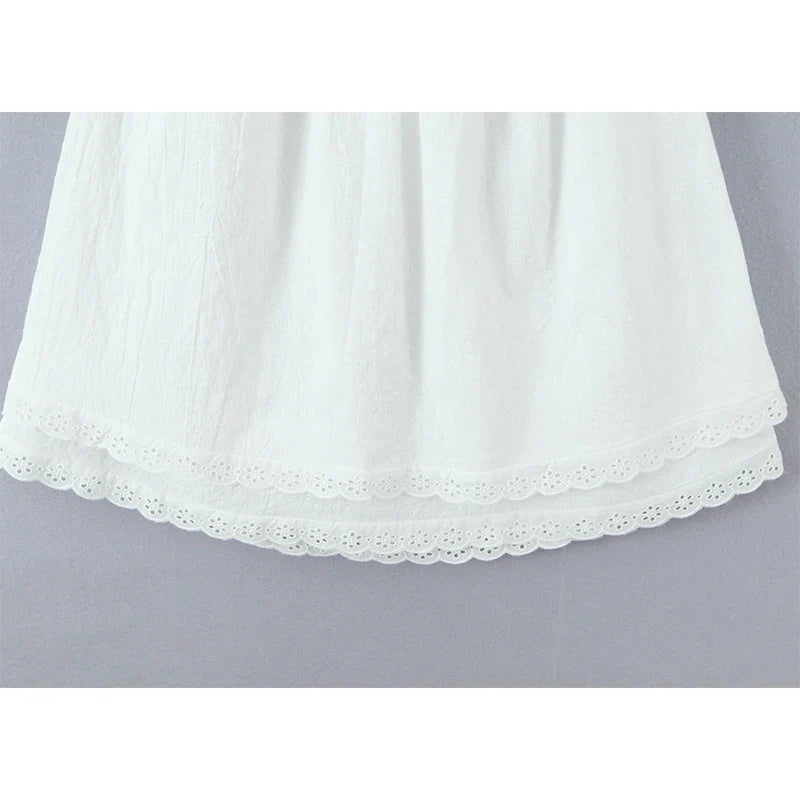 Sexy Spaghetti Straps White Mini Summer Dresses