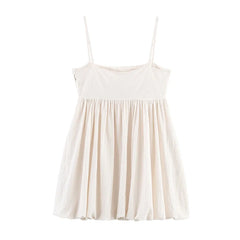Floral Embroidery Sexy Spaghetti Straps Short Dresses