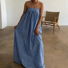 Woman Vintage Backless Party Dresses