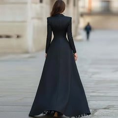 Lace Patchwork Slim Fit Party Suit Elegant Solid Formal Occasion Outfit Autumn Lapel Button Top and Skirt Two Piece Set