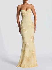 Summer Light Luxury Sleeveless Spliced Waist Slimming Dresses