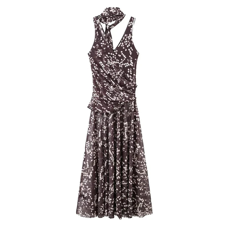 Summer Long Polka Dot Dresses