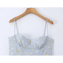 Floral Print Spaghetti Strap Maxi SunDresses
