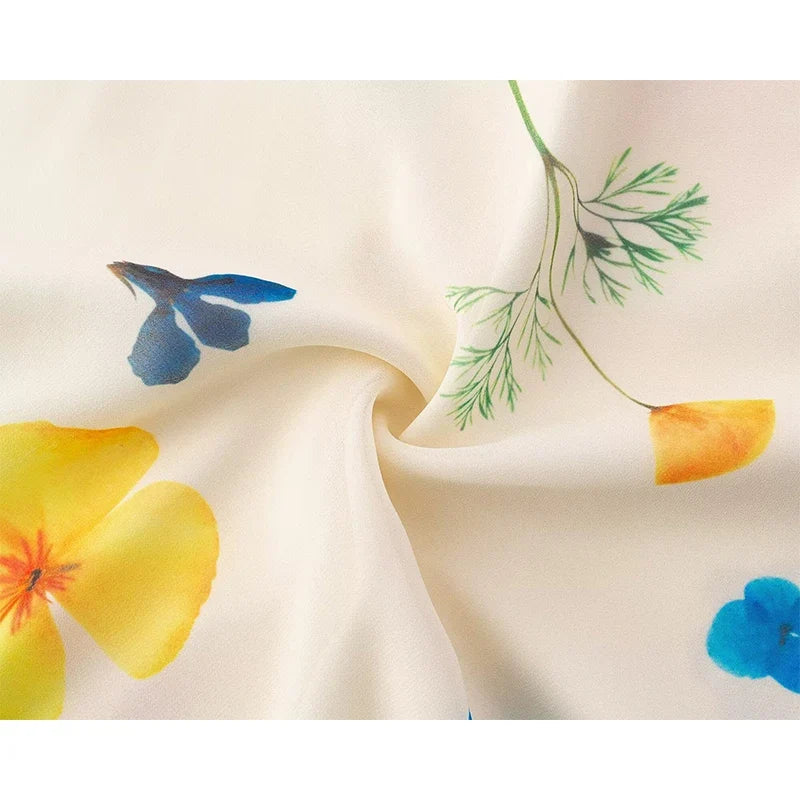 Floral Print Summer Midi Dresses