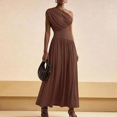 Simple Streetwear Swing Long Dresses