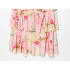 Romantic Floral Print Tiered Ruffle Boho Summer Dresses