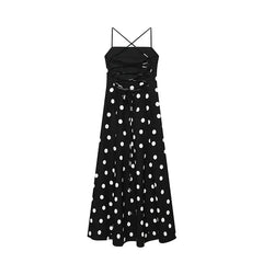 Summer Polka Dot Maxi Dresses