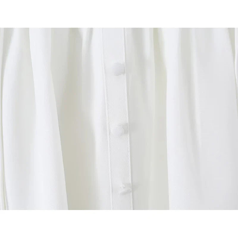 White Corset Style Mini Dresses