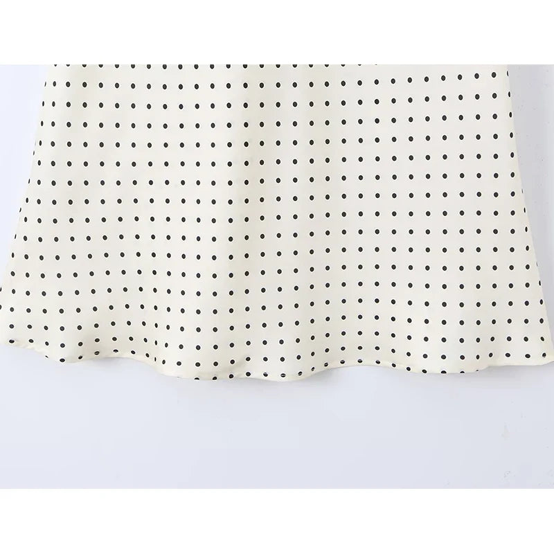 Sexy Spaghetti Straps Polka Dot Dresses