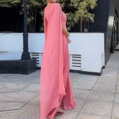 Sexy Hollow O-neck Party Long Dresses