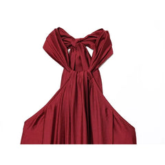 Temperament Sexy Backless Halter Long Dresses