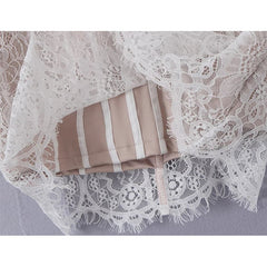 Lace Strapless Corset Mini Dresses
