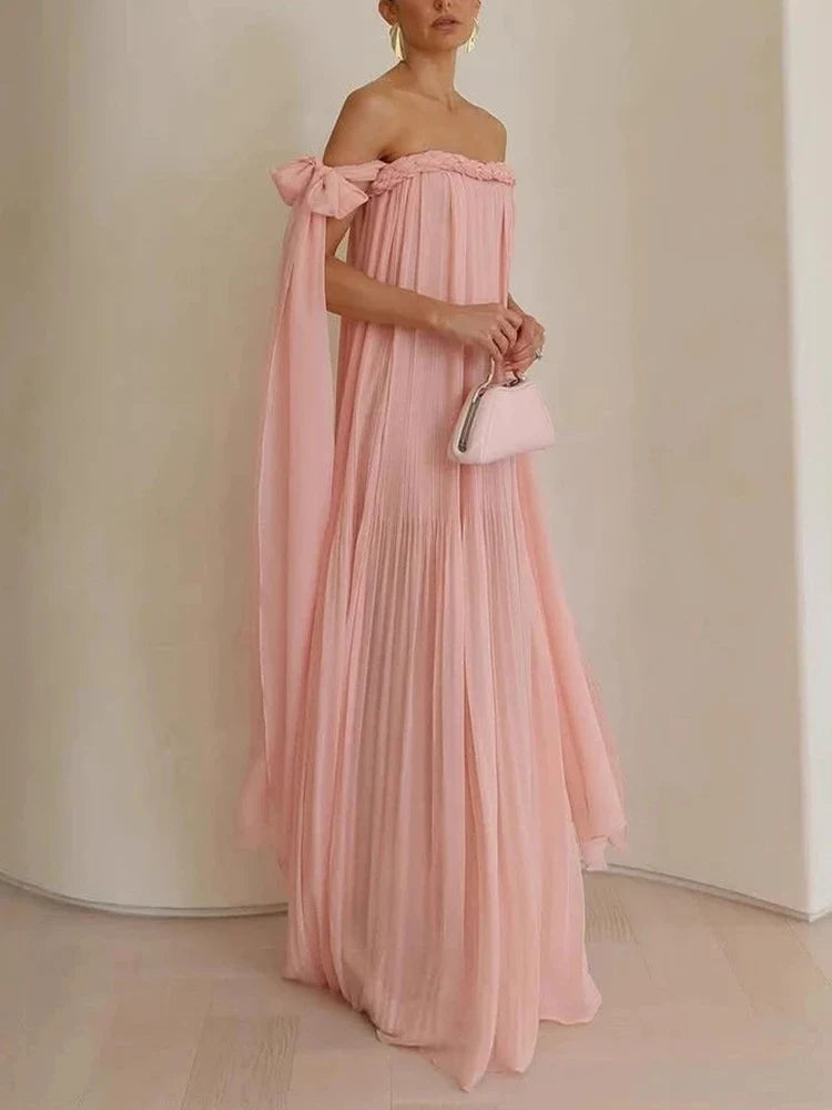 Solid Color Vacation Maxi Dresses