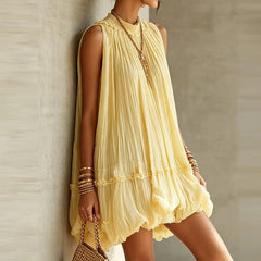 French Style Lace Off Shoulder Chiffon Short Dresses