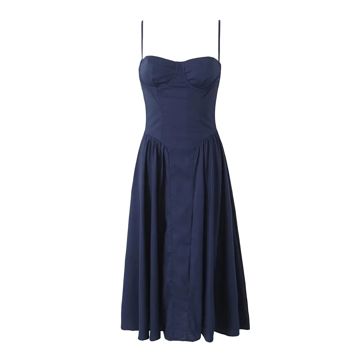 Sexy Spaghetti Straps Red Evening Party Dresses Pretty Girl Low Waist Flare And Flare Birthday Dresses Cotton